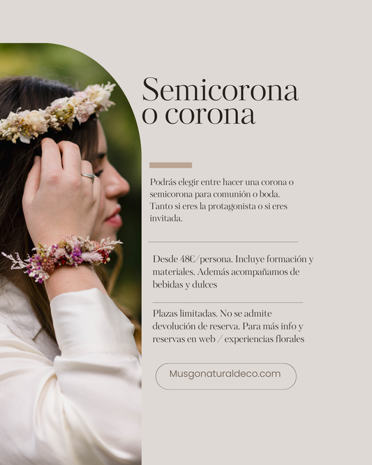 Taller Tocado Floral 17ABRIL