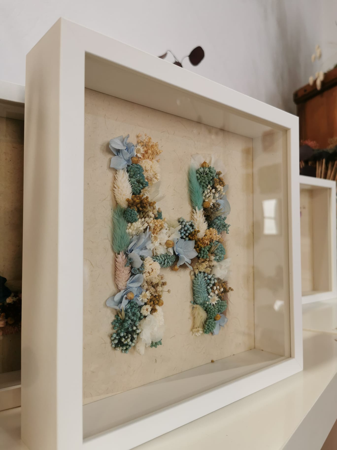 Floral Letters with Frame