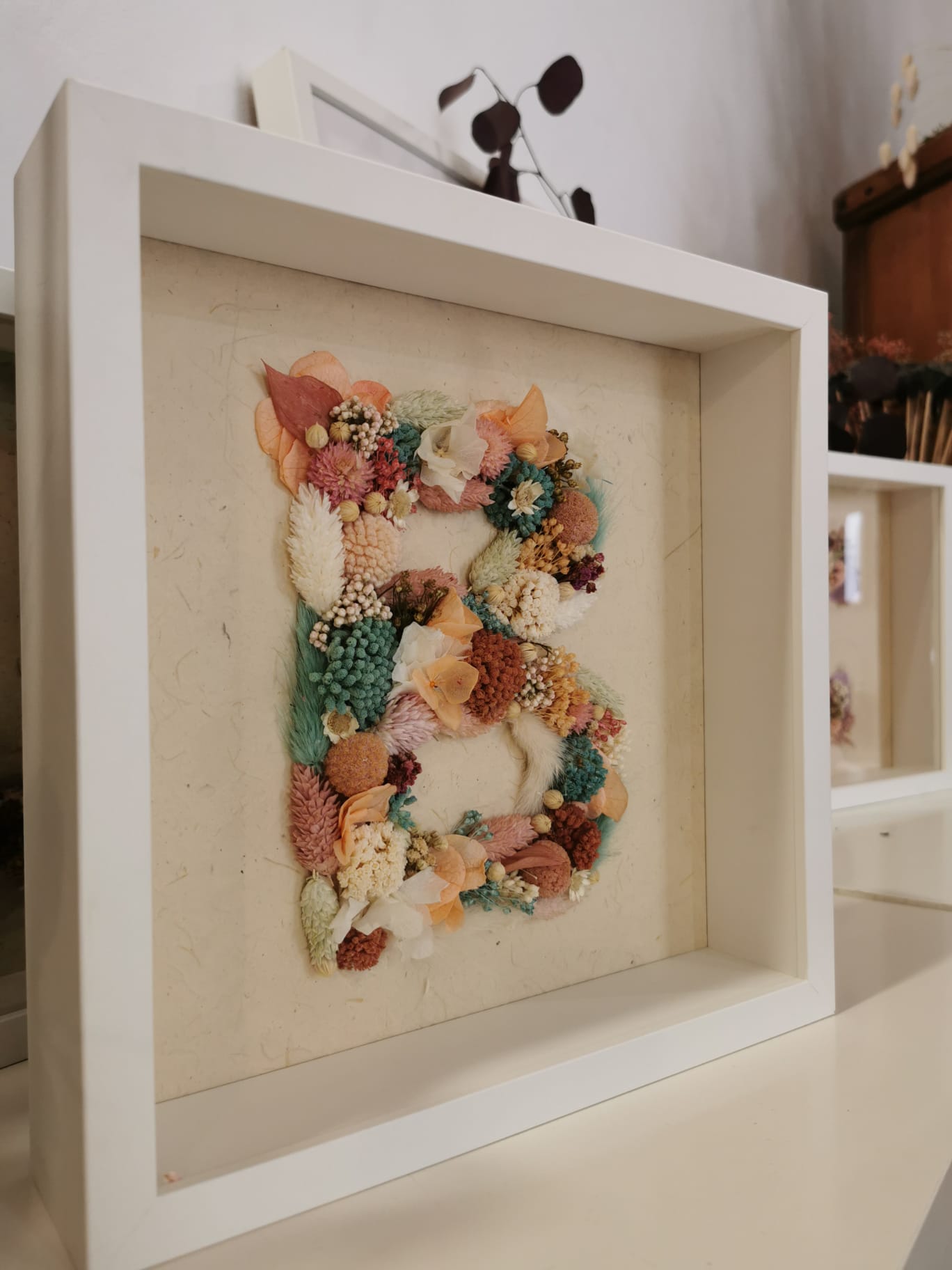 Floral Letters with Frame