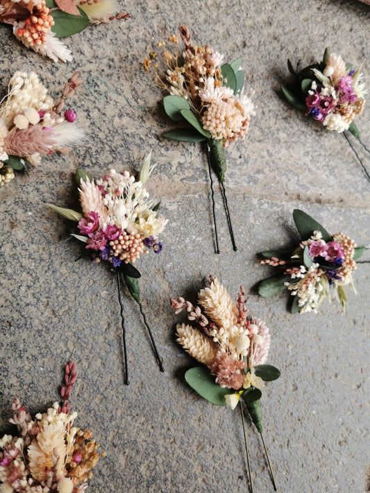 Floral Hairpins