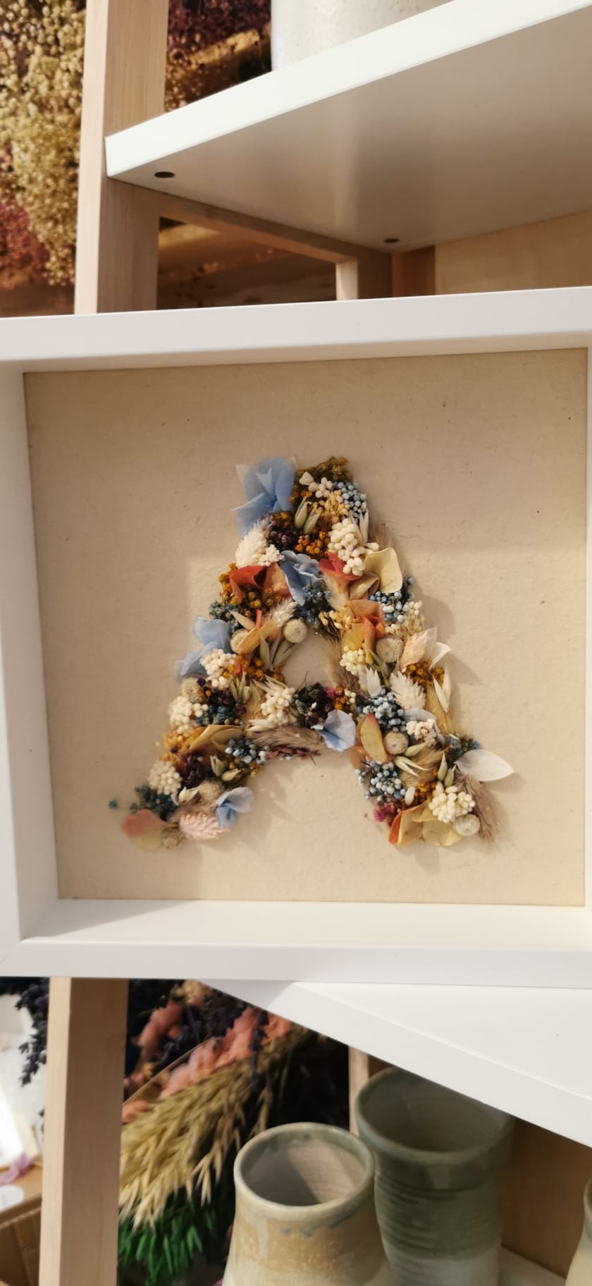 Floral Letters with Frame