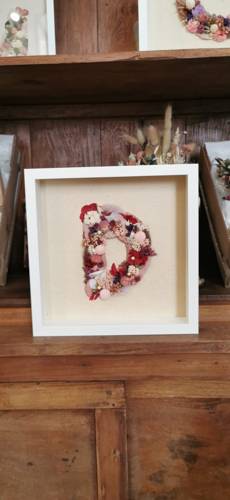 Floral Letters with Frame