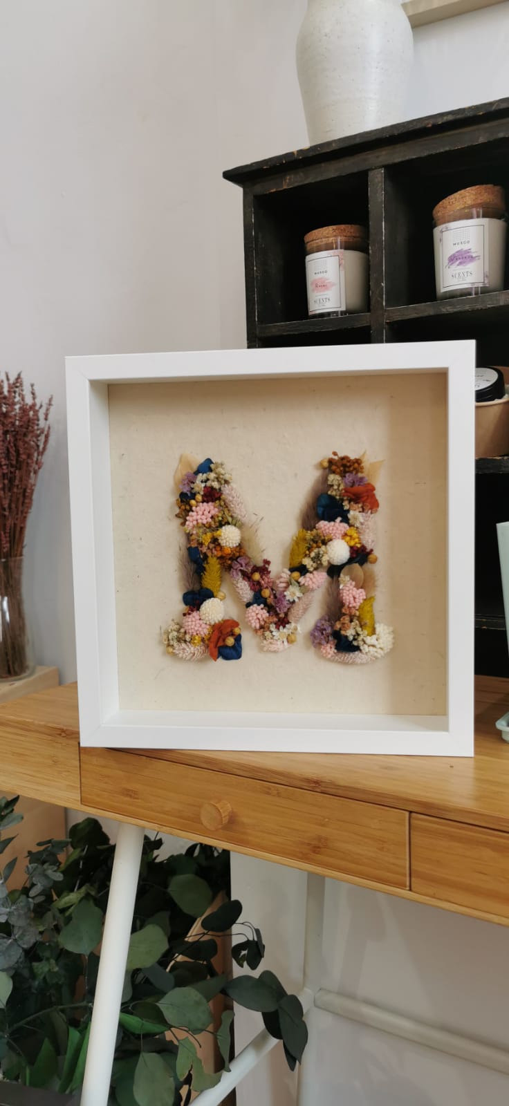 Floral Letters with Frame