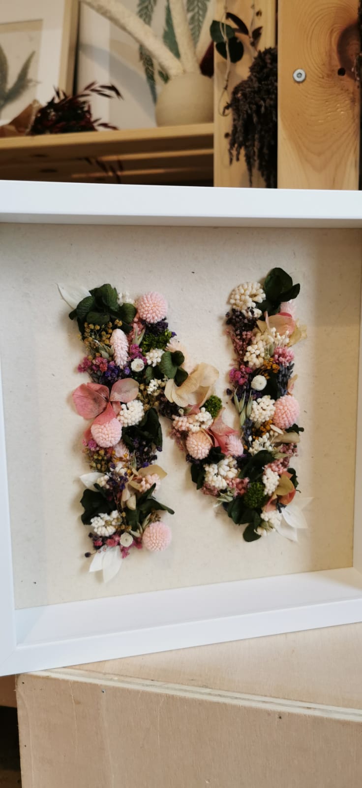 Floral Letters with Frame