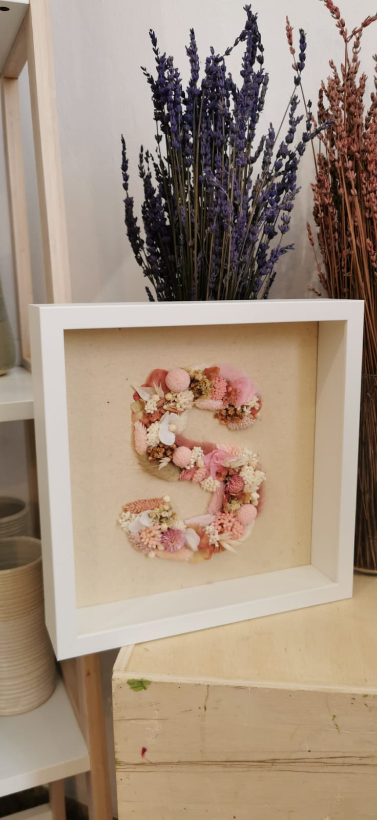 Floral Letters with Frame