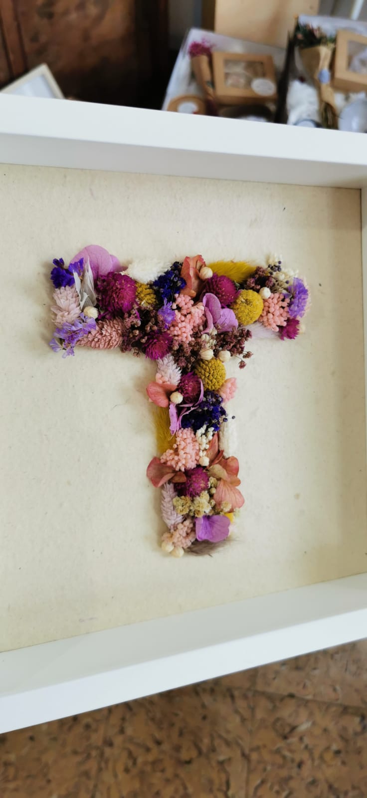 Floral Letters with Frame