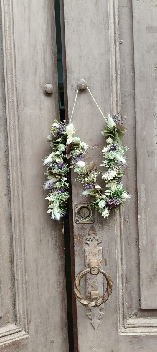 Blumenbuchstaben ohne Rahmen