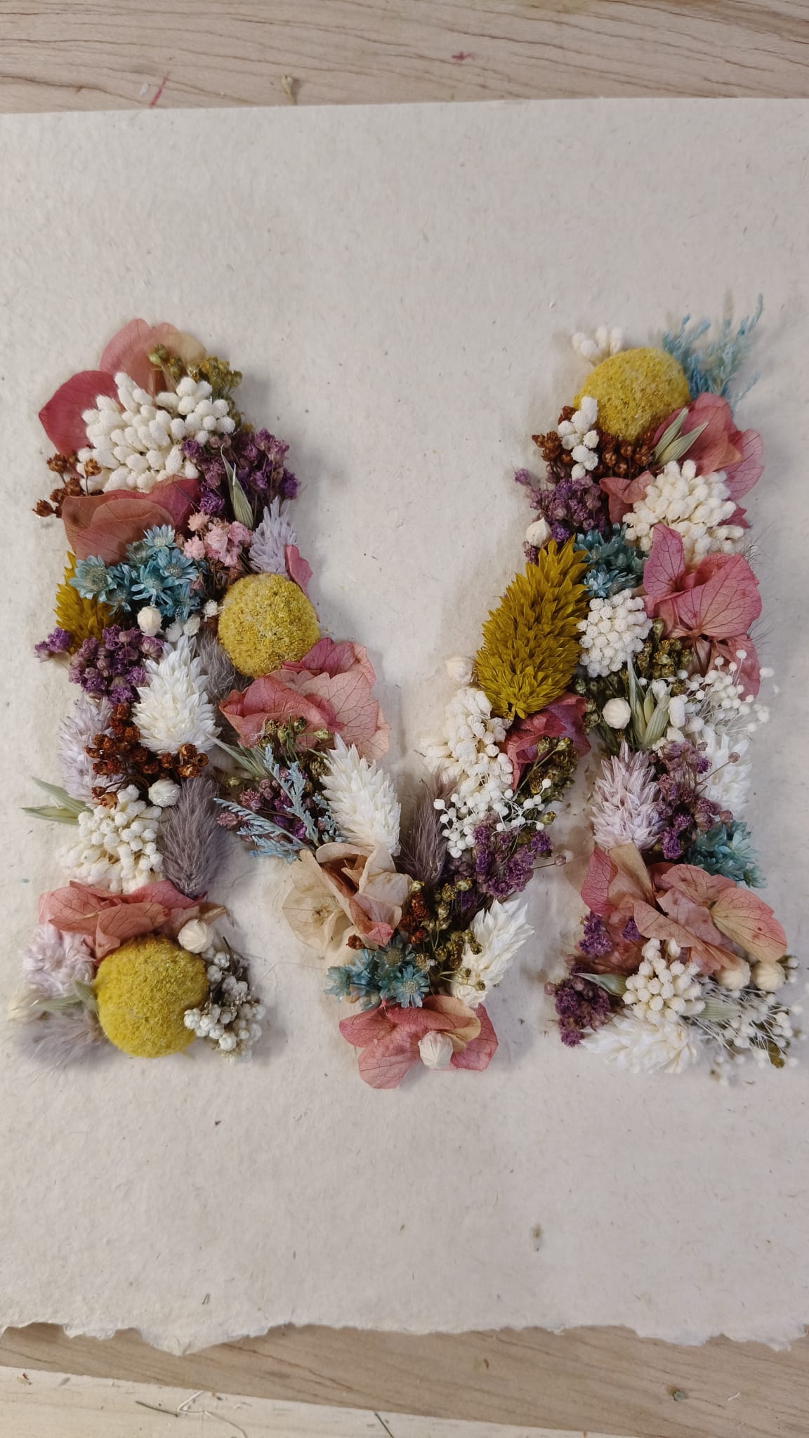 Floral Letters with Frame