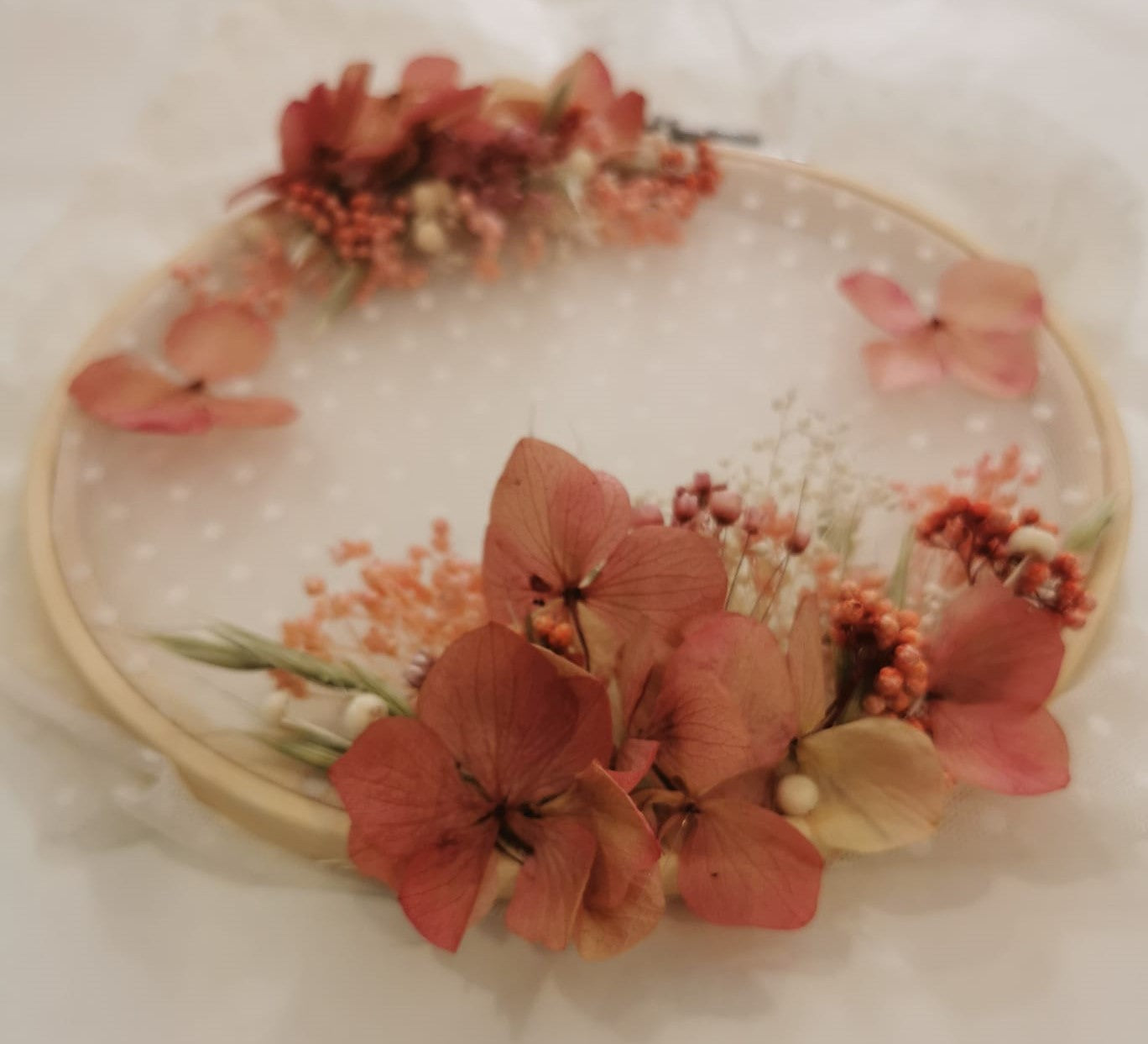 Wedding Ring Holder Frame with fabric