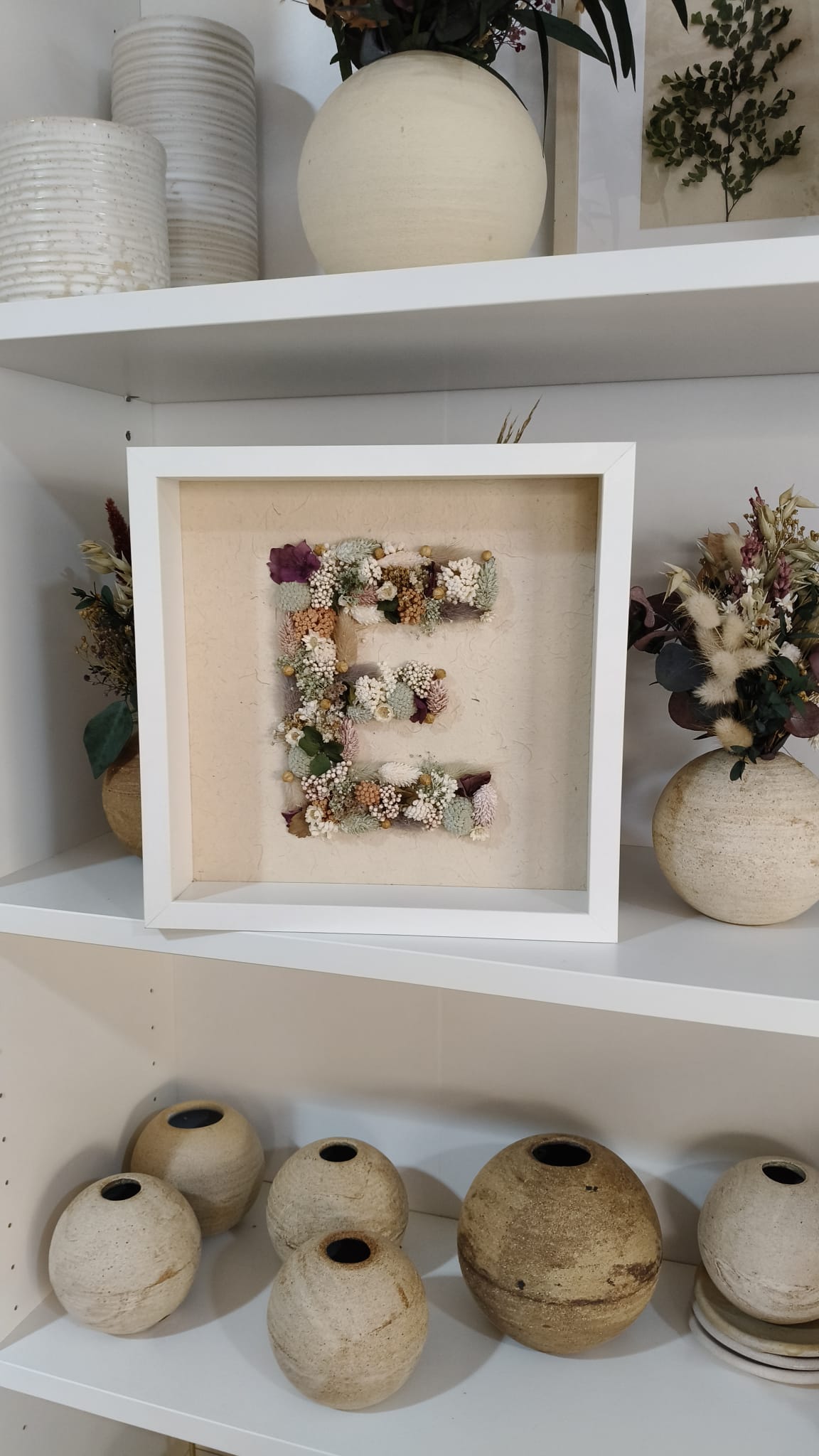 Floral Letters with Frame