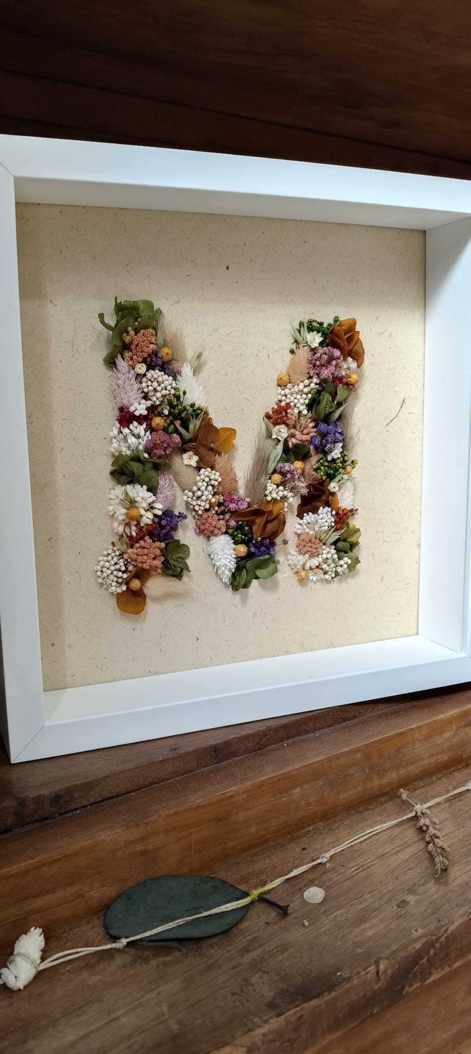 Floral Letters with Frame