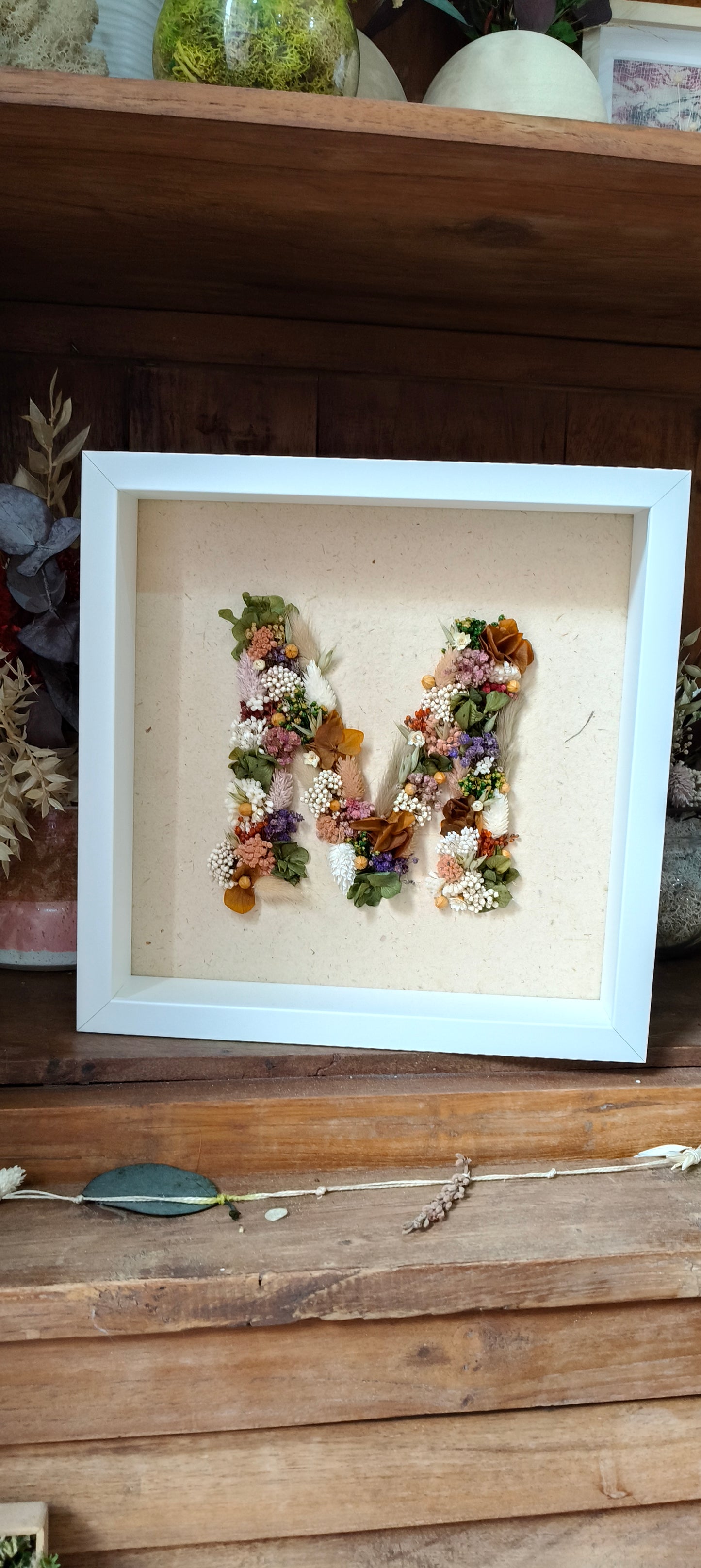 Floral Letters with Frame