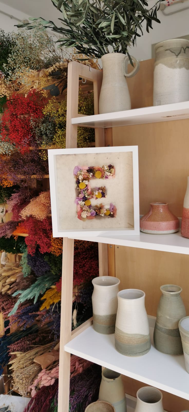Floral Letters with Frame