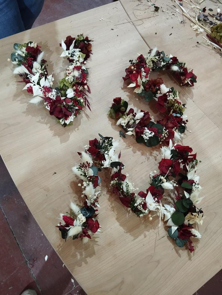 Taller Letra Floral.   31 Enero