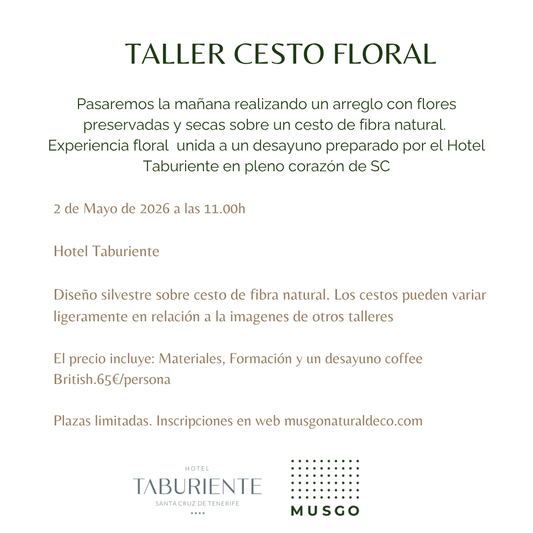 Taller Día de la Madre   2MAYO (HOTEL TABURIENTE)