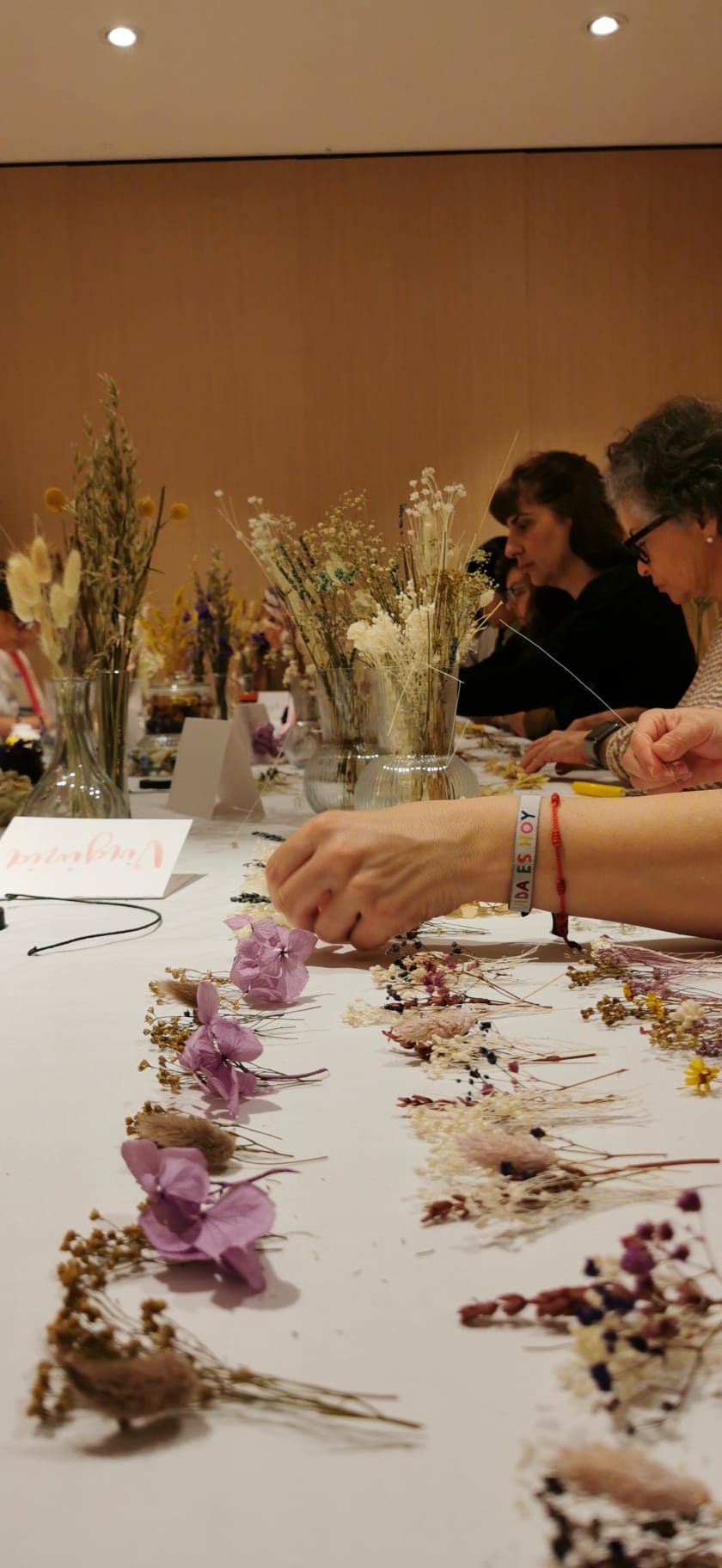 Taller Letra Floral.   31 Enero