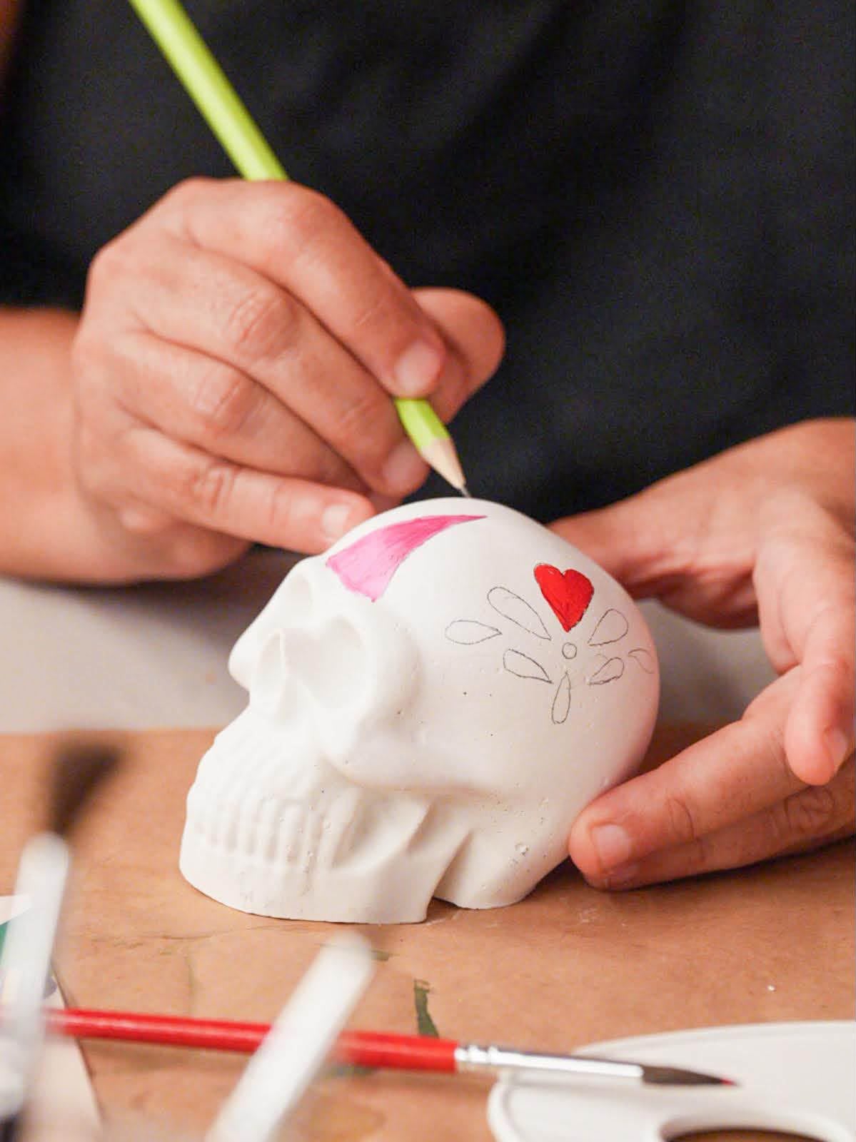 Taller Para Niños. Decoración de Calavera. 30 Octubre
