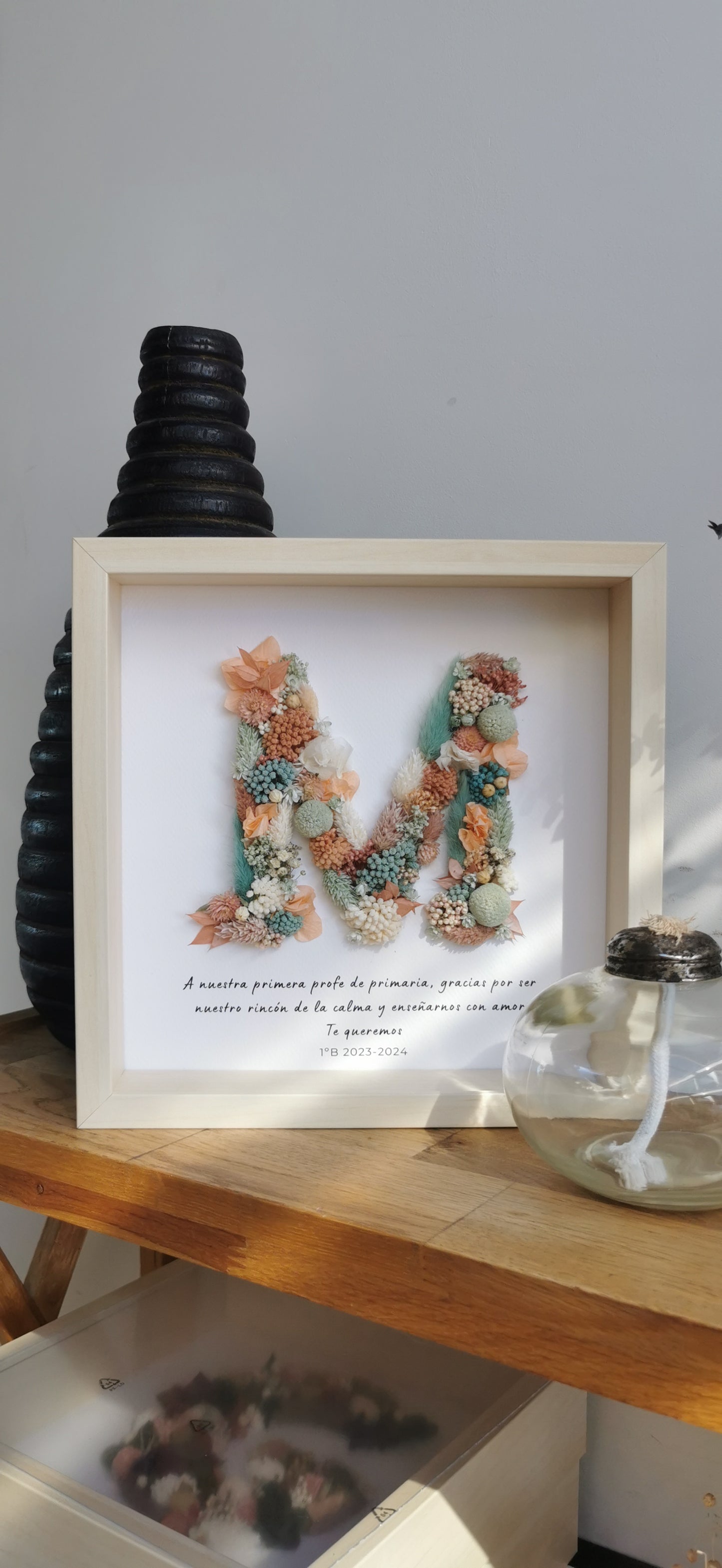 Floral Letters with Frame