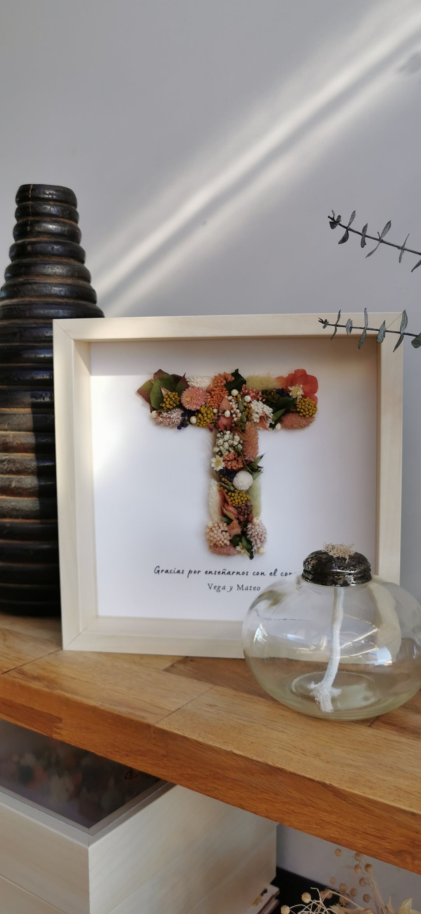 Floral Letters with Frame